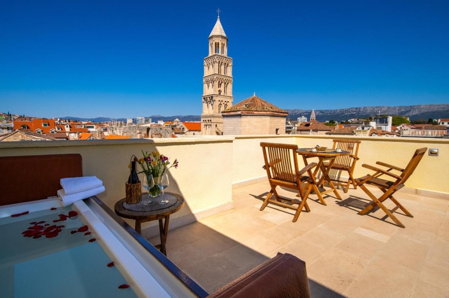 斯普利特Terazza Grande In Diocletian Tower公寓 外观 照片