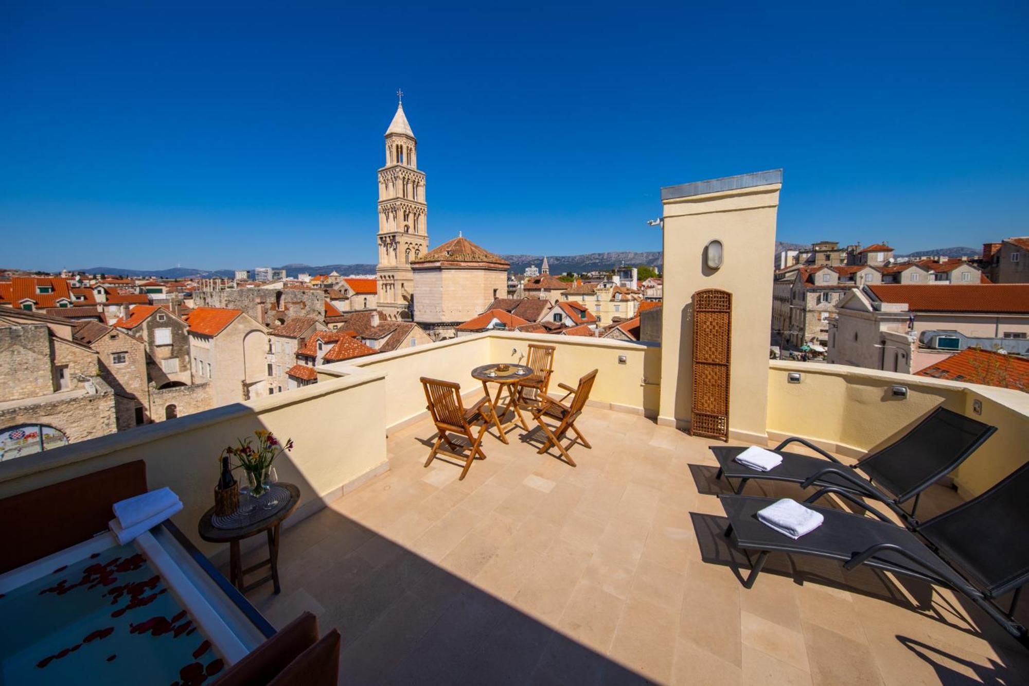 斯普利特Terazza Grande In Diocletian Tower公寓 外观 照片