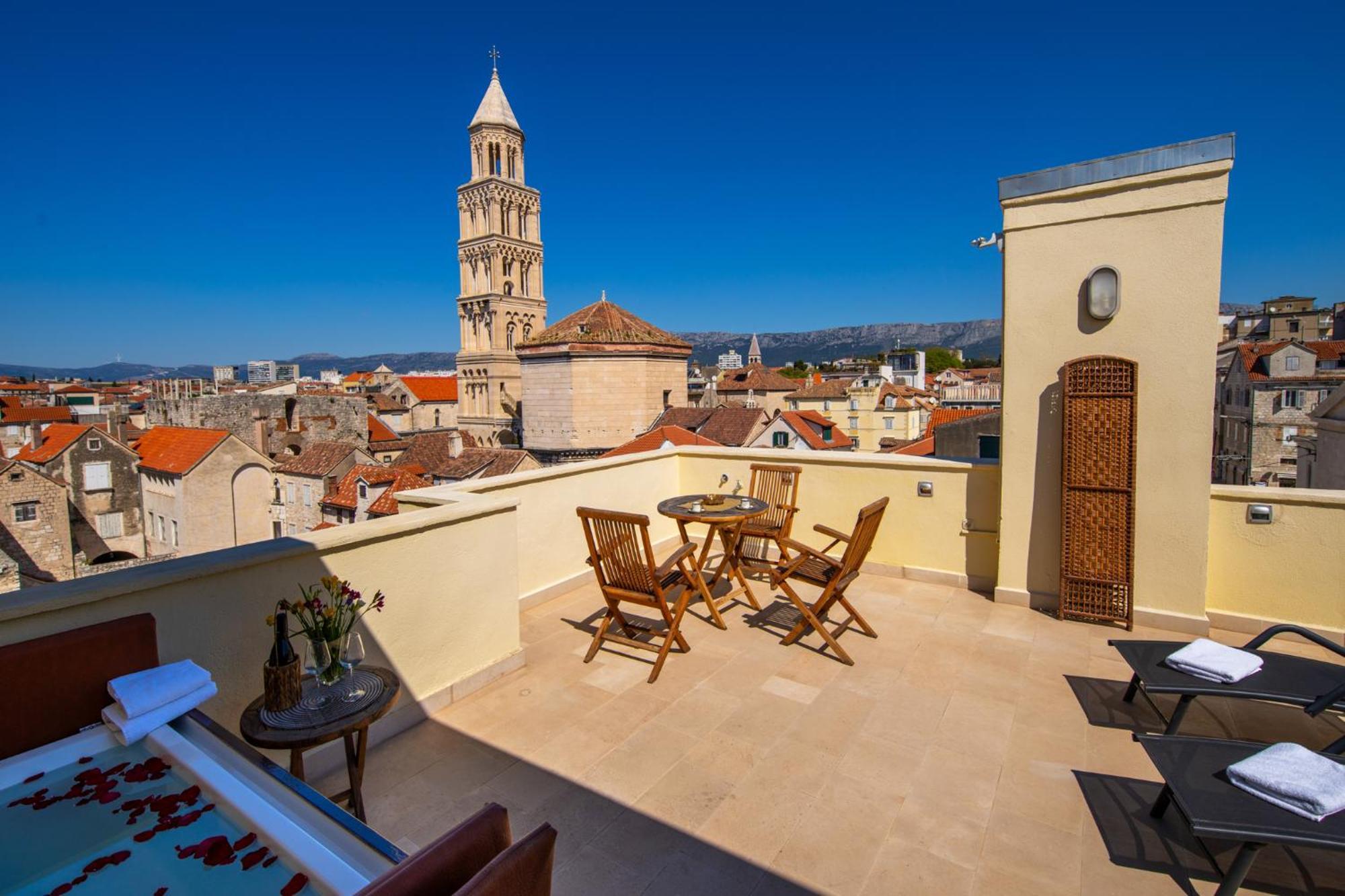 斯普利特Terazza Grande In Diocletian Tower公寓 外观 照片